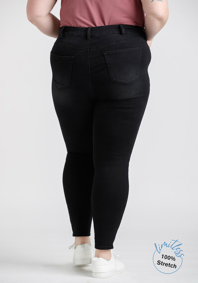 Women's Black Skinny Jeans Image 5