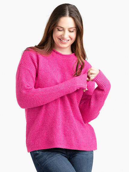 Women's Funnel Neck Sweater Image 2
