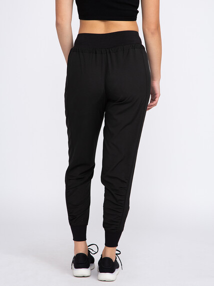 Women's Ruched Hybrid Jogger Image 4