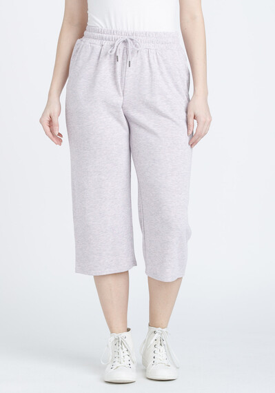 Women's Wide Leg Crop Sweatpant Image 1