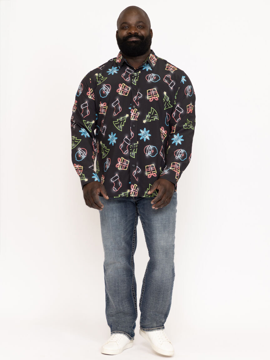 Men's Neon Lights Shirt