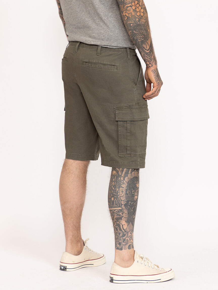 Men's Washed Cargo Short