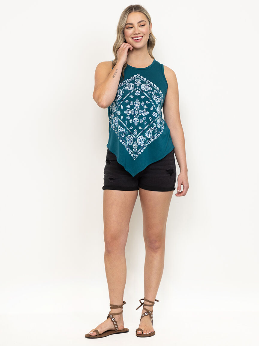 Women's Bandana Tank