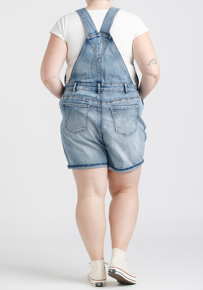 Women's Cuffed Denim Relaxed Fit Shortall Women's Cuffed Denim Relaxed Fit Shortall Image 5
