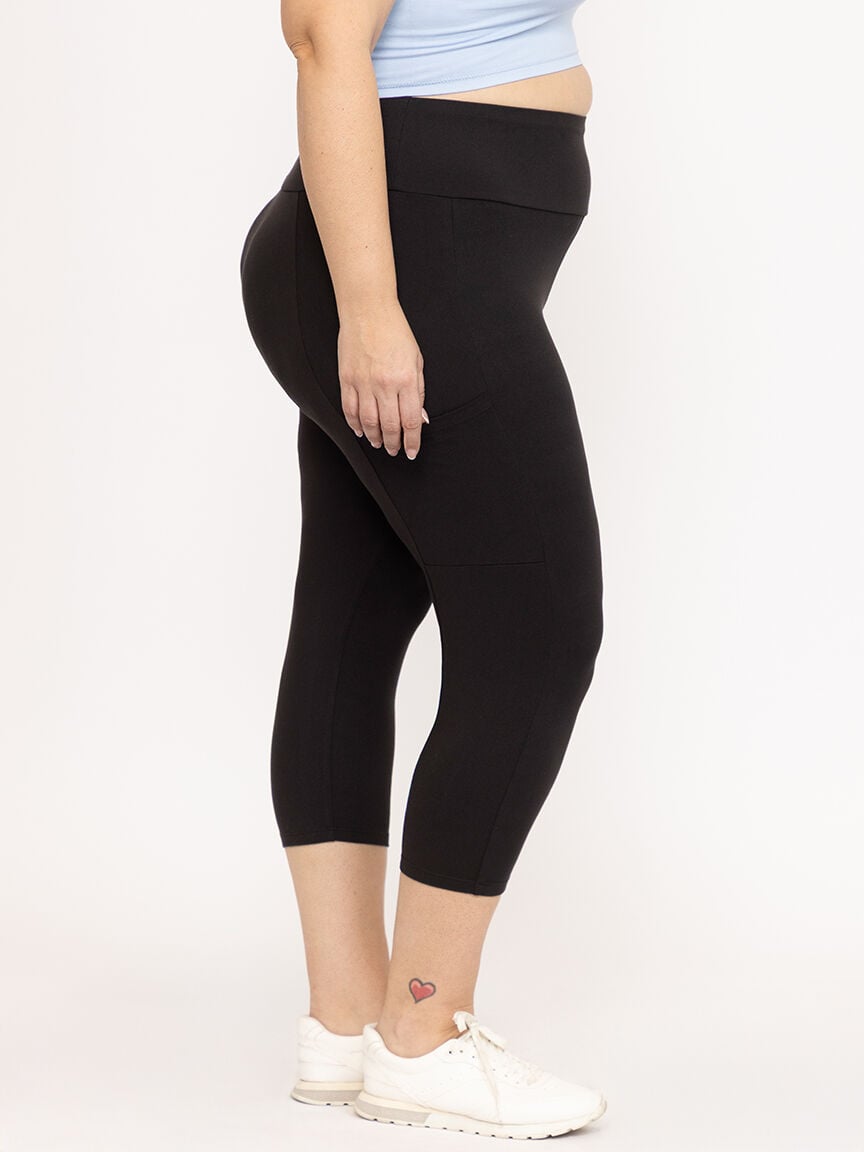 Women's Cell Phone Pocket Capri Legging