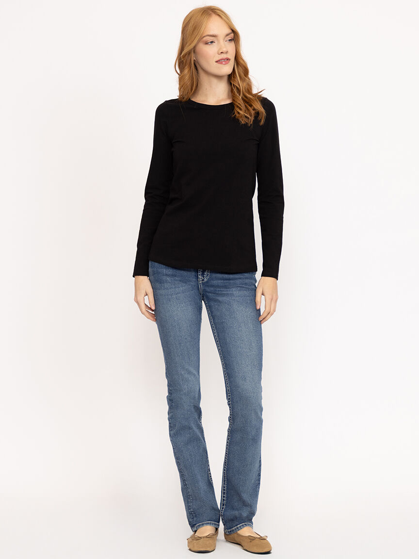 Women's Crew Neck Long Sleeve Tee