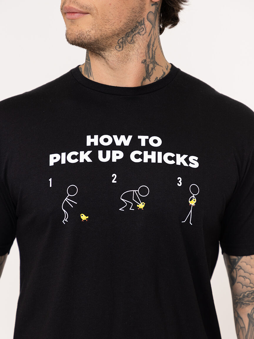 Men's How To Pick Up Chicks Tee