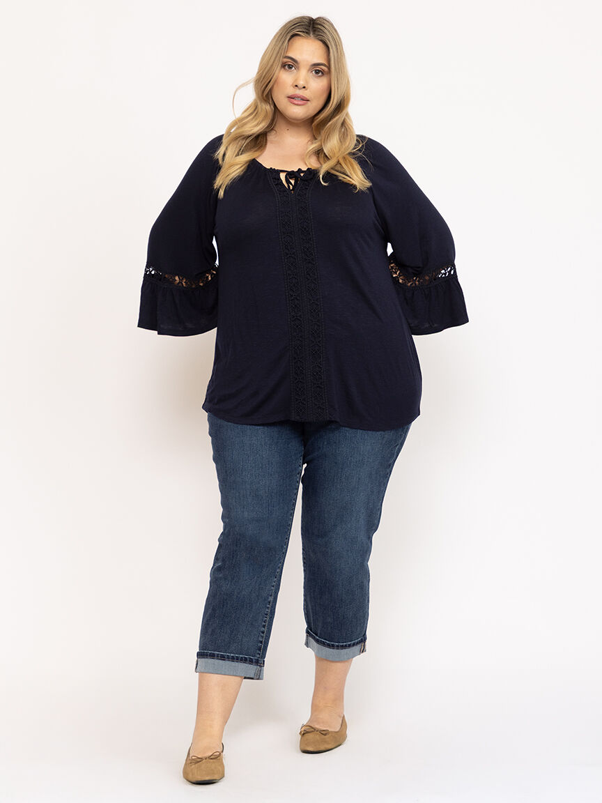 Women's Bell Sleeve Top