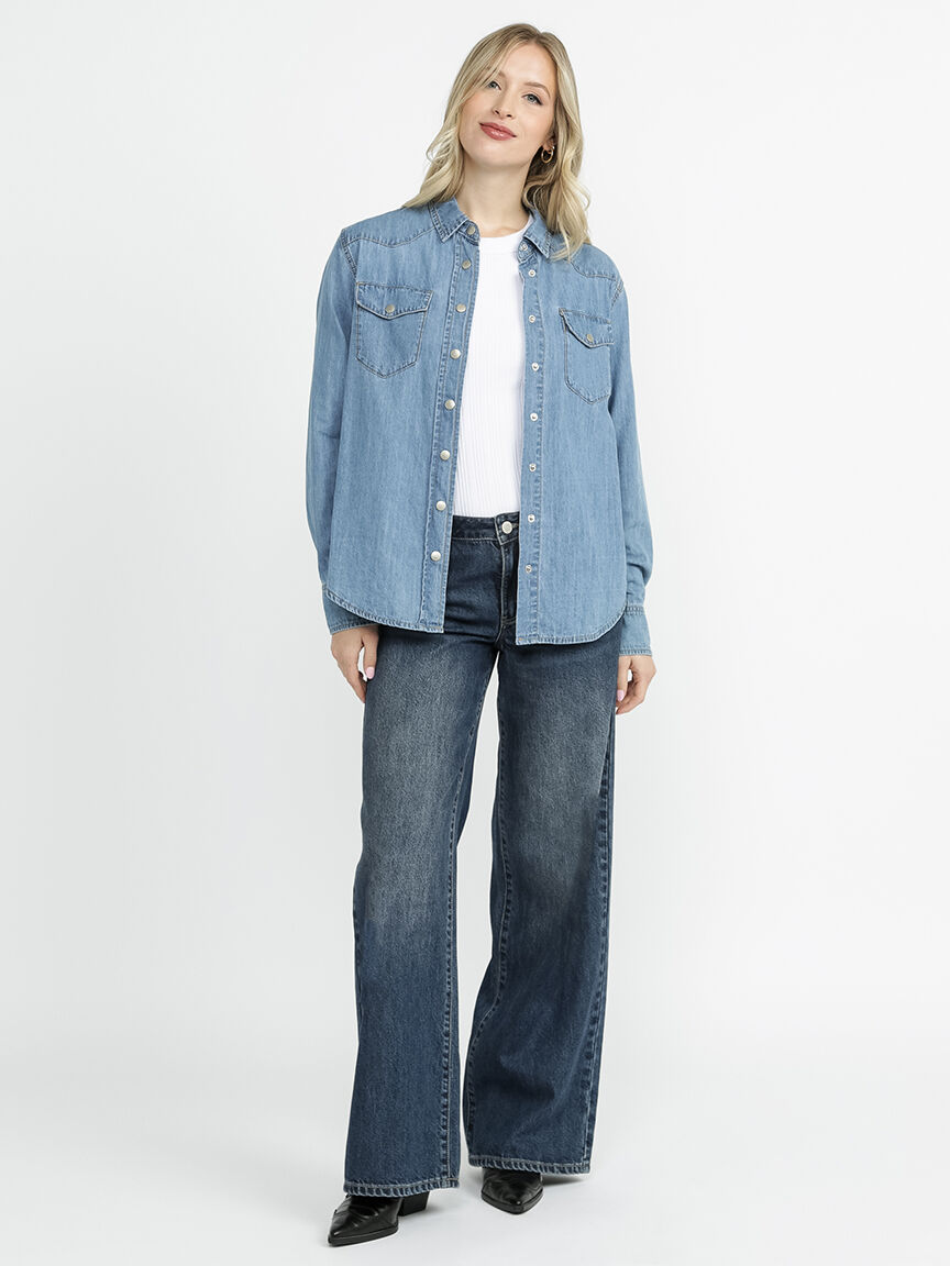 Women's Denim Shirt Warehouse One