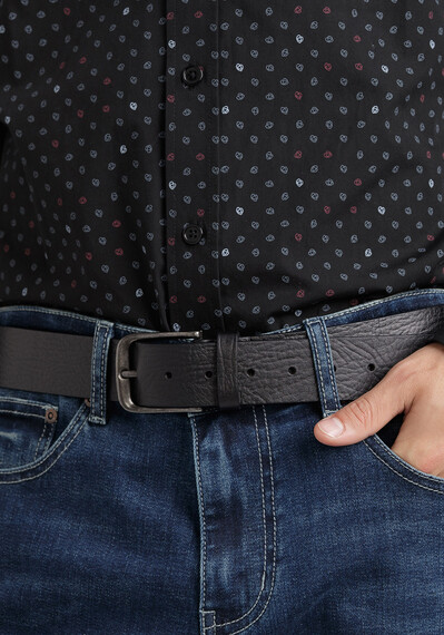 Men's Essential Leather Belt Image 1
