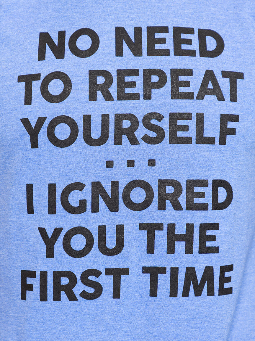 Men's No Need to Repeat Tee