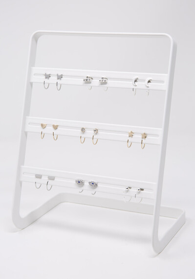 Women's Half Hoop Trend Multi Earrings Women's Half Hoop Trend Multi Earrings Image 2