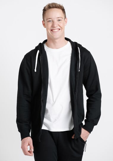 Men's Classic Zip Front Hoodie Men's Classic Zip Front Hoodie