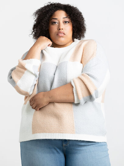 Women's Checker Sweater