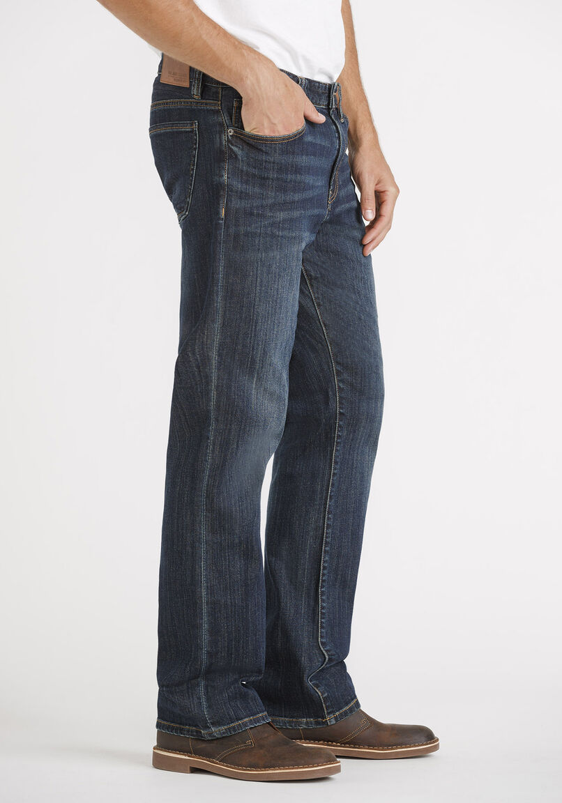 Men's Dark Classic Bootcut Jeans Warehouse One - Main Image