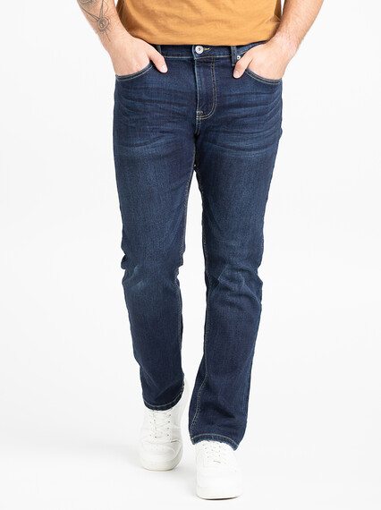 Men's Indigo Relaxed Slim Jeans Image 2