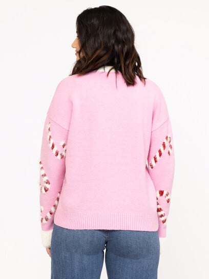 Women's Festive Button Front Cardigan Women's Festive Button Front Cardigan