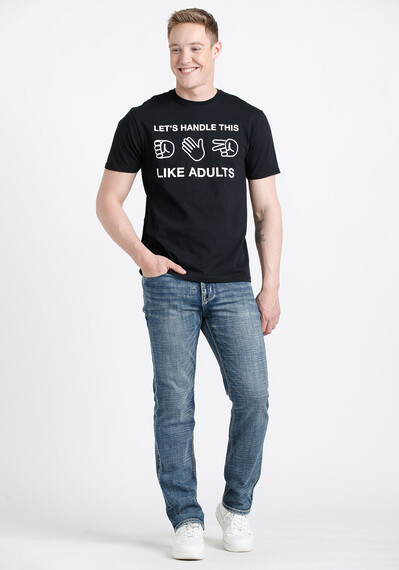 Men's Let's Handle This Like Adults Tee Image 3