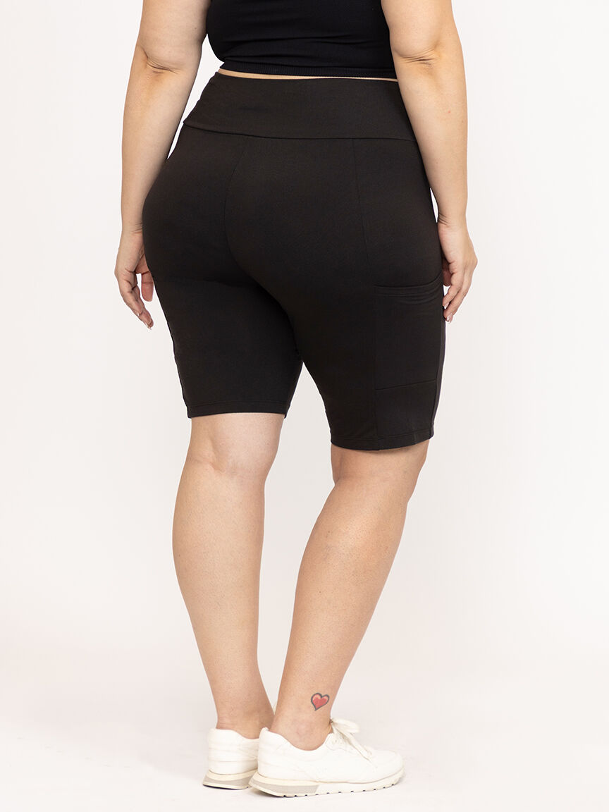 Women's Cell Phone Pocket Bike Short