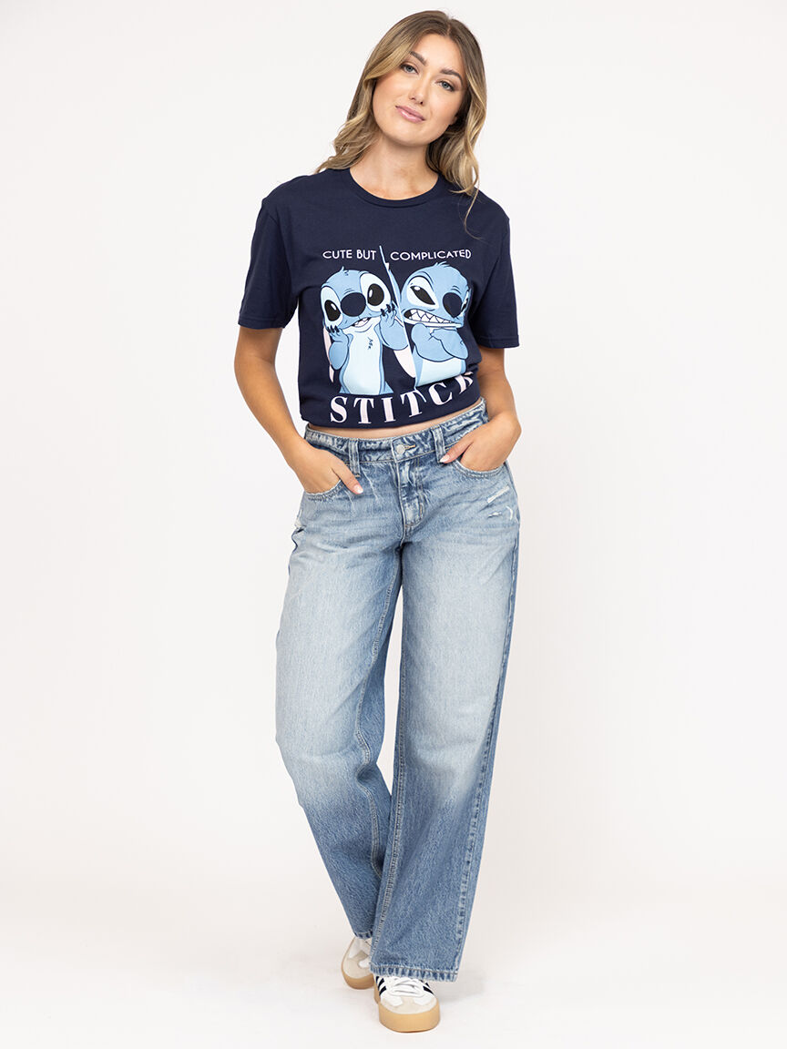 Women's Stitch Crew Neck Tee