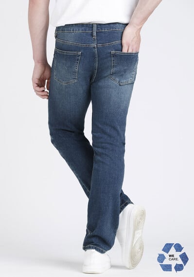 Men's Relaxed Slim Vintage Wash Jeans Image 2