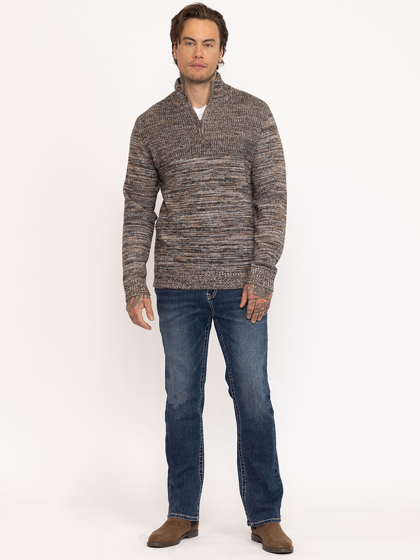 Men's Quarter Zip Sweater