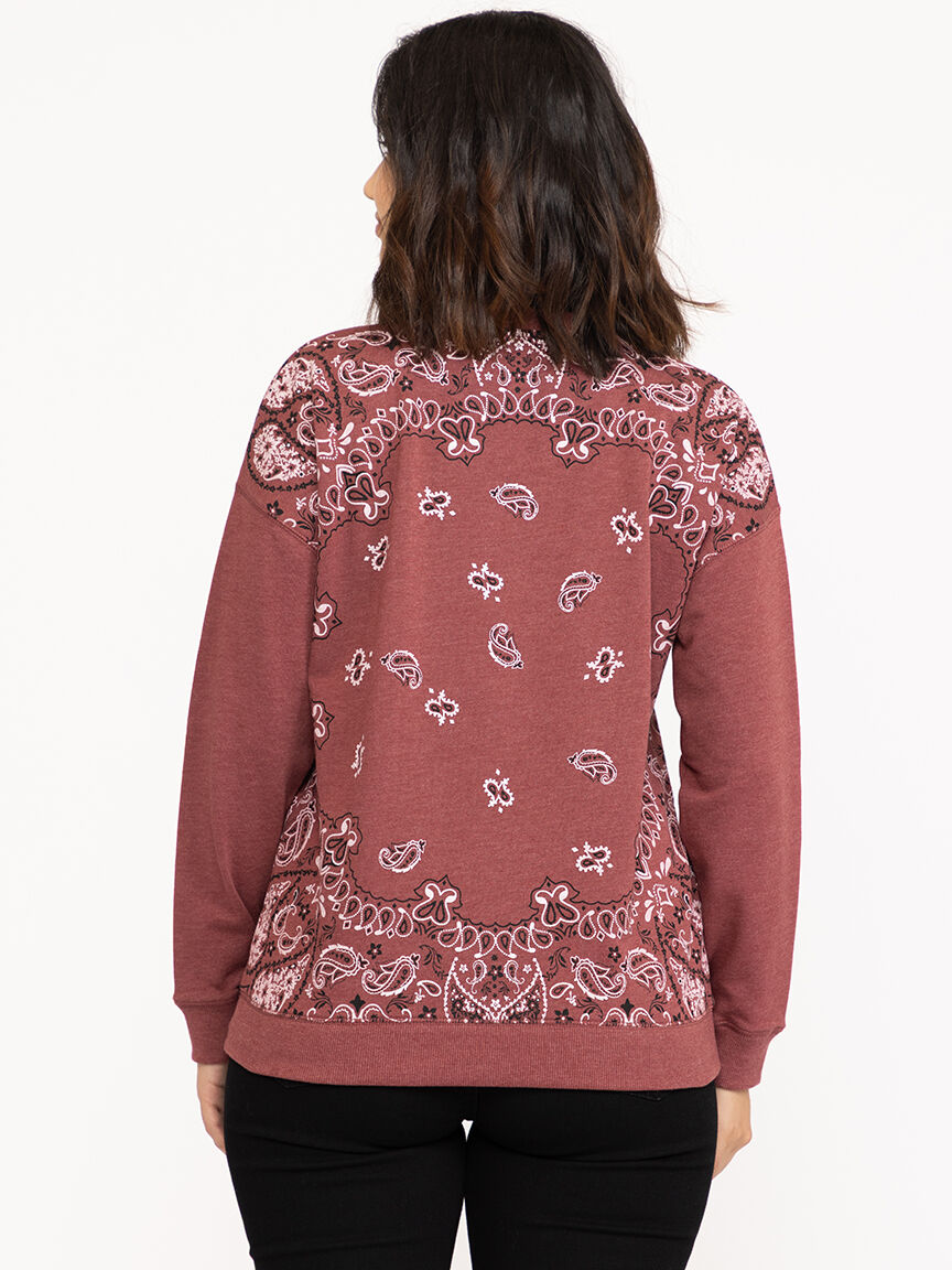 Women's Bandana Sweatshirt