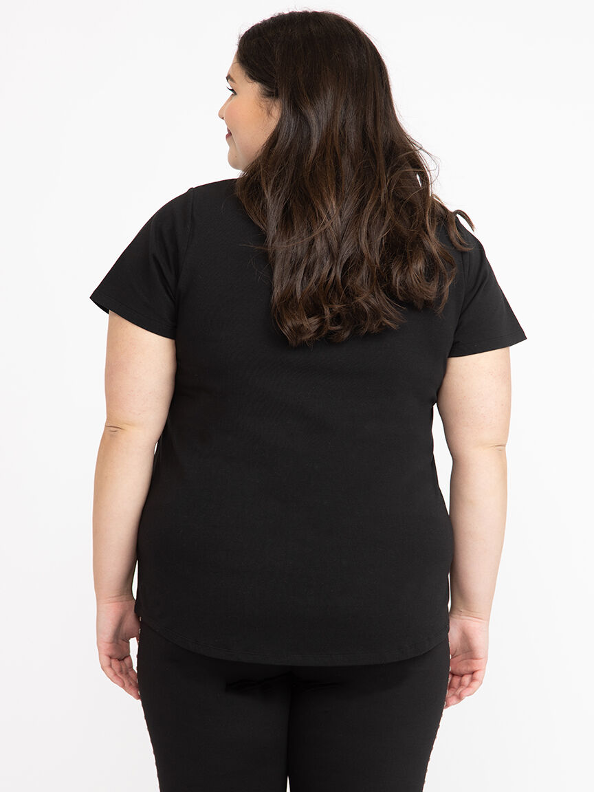 Women's Wing Lace Up Tee