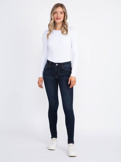 Women's Dark Wash Skinny Jeans Women's Dark Wash Skinny Jeans