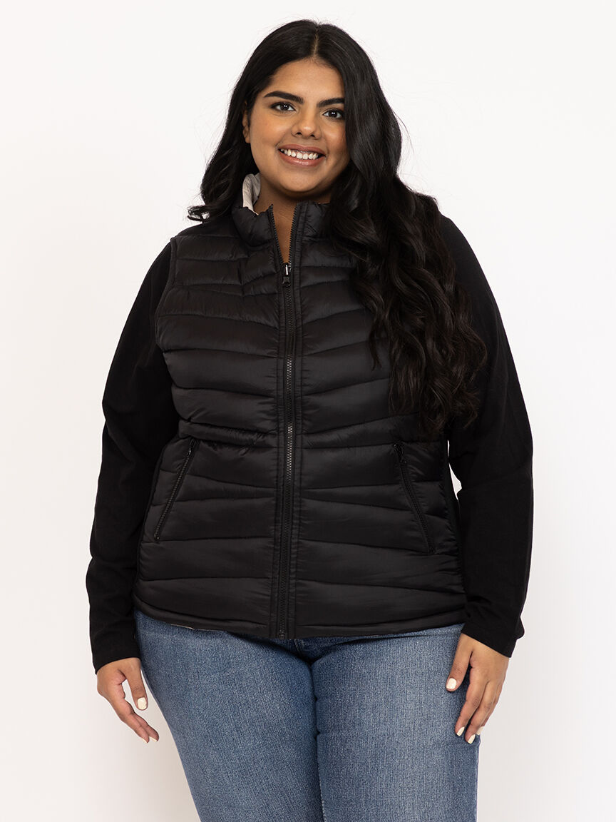 Women's Reversible Puffer Vest