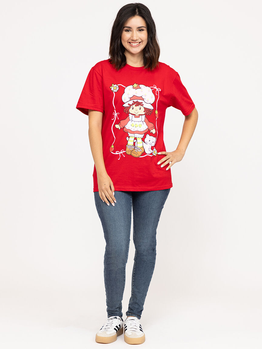 Women's Strawberry Shortcake Crew Neck Tee