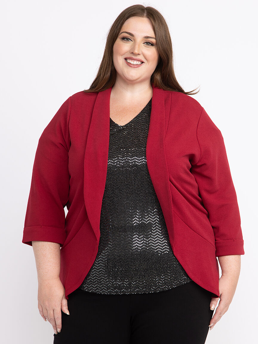 Women's Shawl Collar Blazer Warehouse One