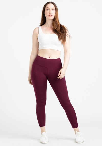 Women's Active Legging With Ruching Image 1