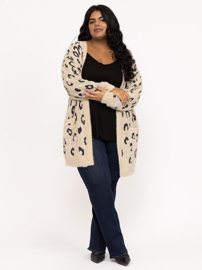 Women's Leopard Cardigan Women's Leopard Cardigan