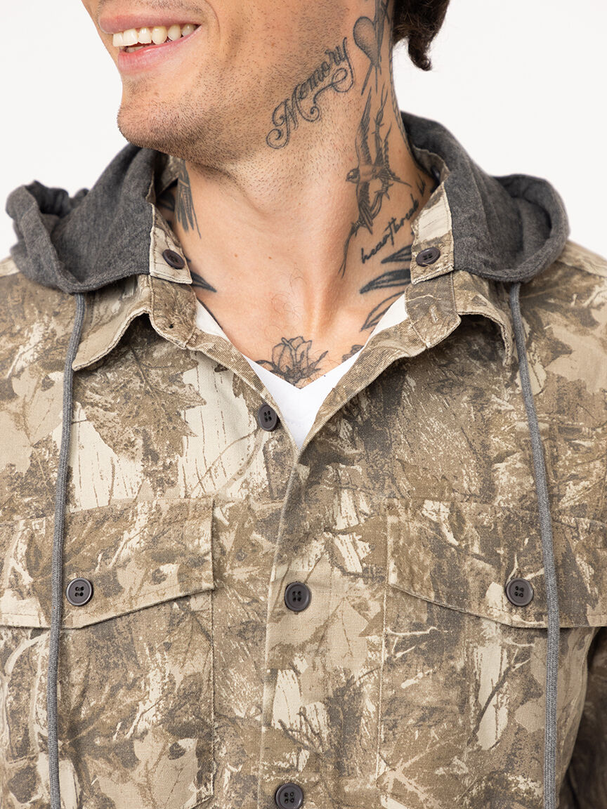 Men's Camo Shacket