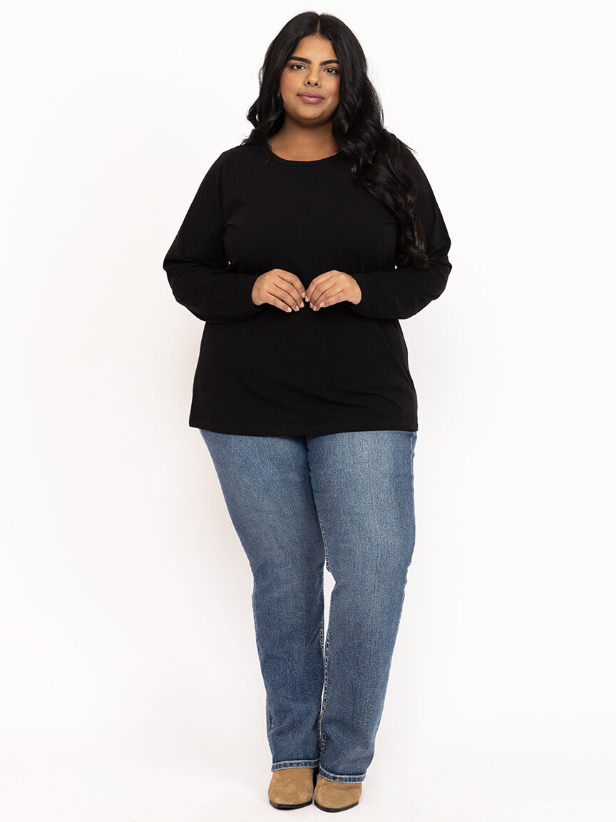 Women's Crew Neck Long Sleeve Tee