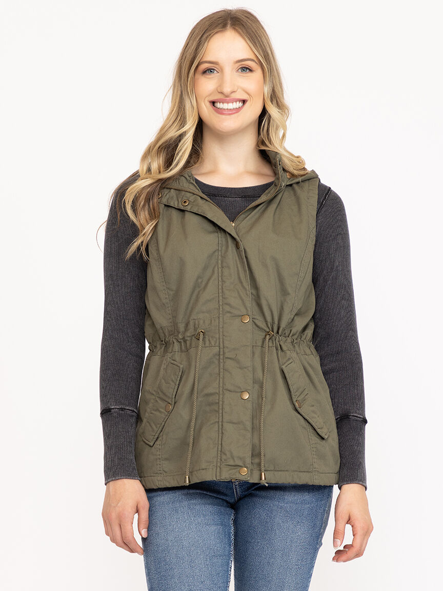 Women's Hooded Anorak Vest