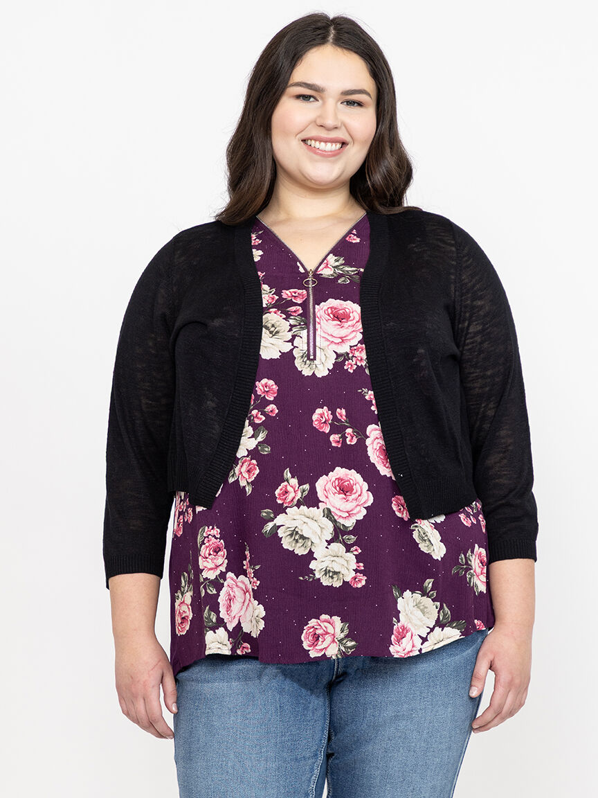 Women's Open Shrug Warehouse One - Main Image