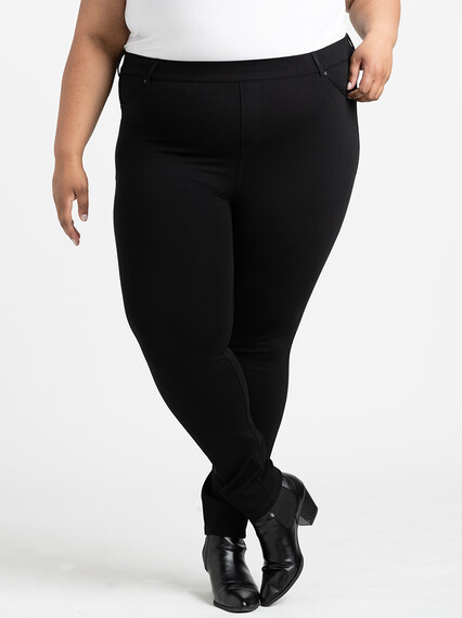 Women's 4 Pocket Pull-on Ponte Pant Women's 4 Pocket Pull-on Ponte Pant Image 6