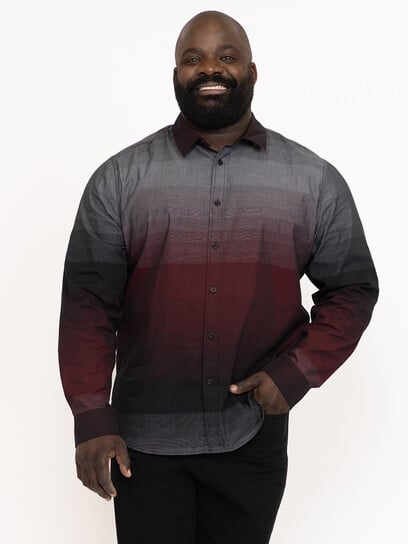 Men's Ombre Shirt Men's Ombre Shirt