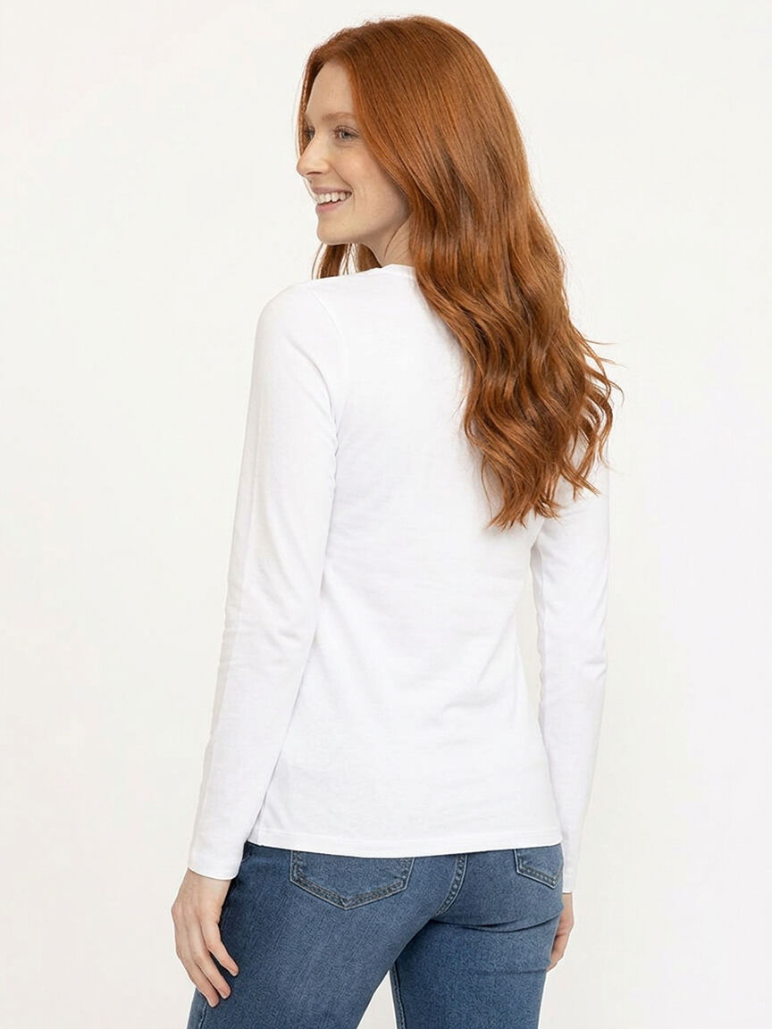 Women's Crew Neck Long Sleeve Tee