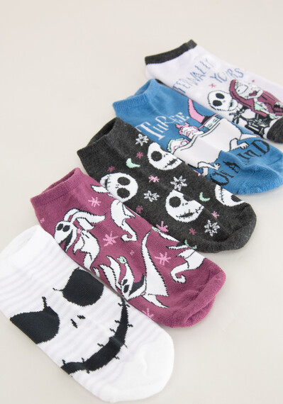 Women's 5 Pack Nightmare Before Christmas Socks Image 4