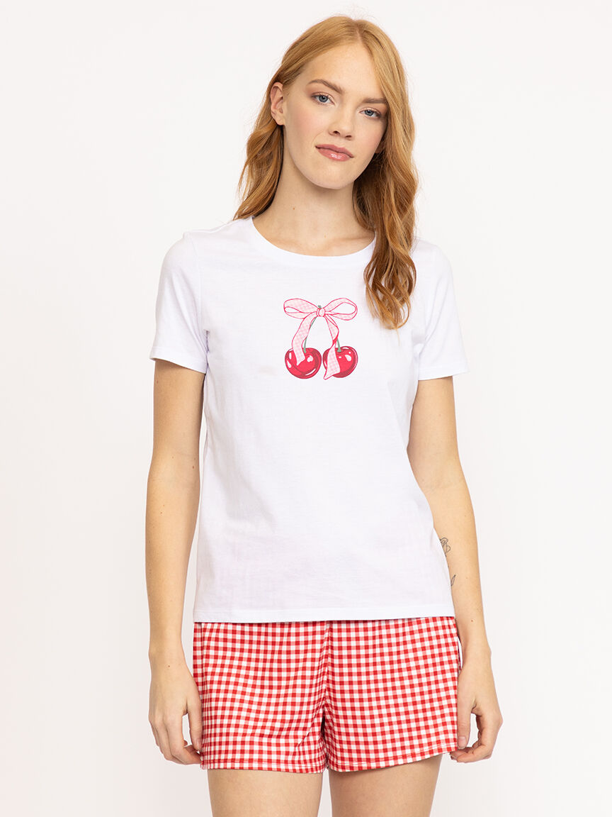 Women's Cherry Sleep Tee