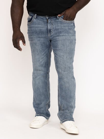 Men's Medium Wash Slim Straight Jeans Men's Medium Wash Slim Straight Jeans
