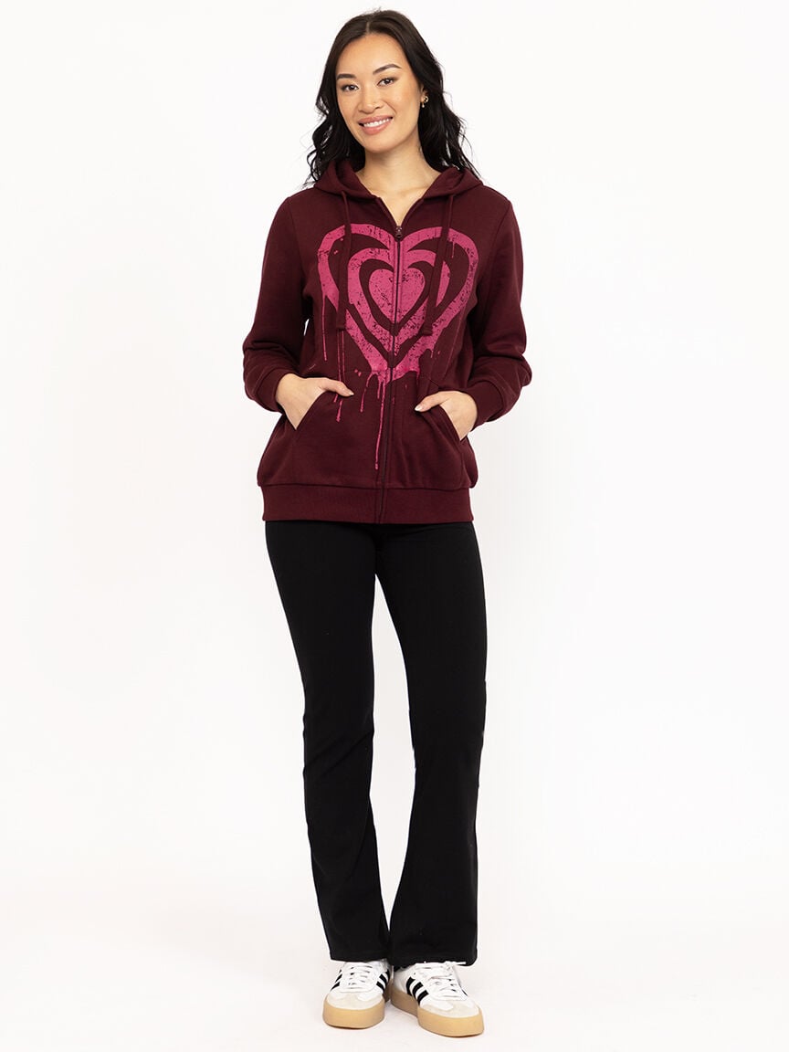 Women's Heart Graphic Hoodie