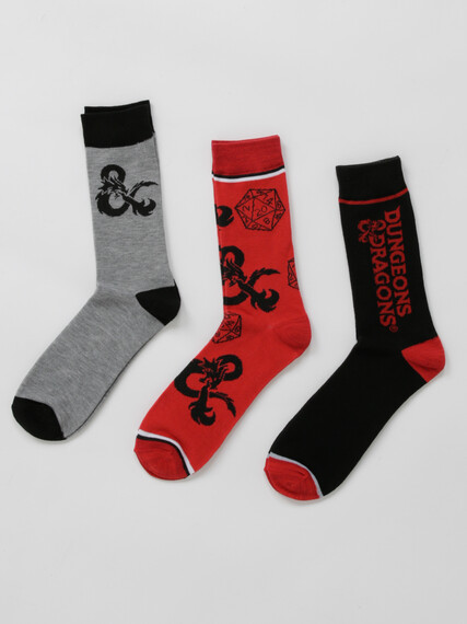 Men's D&D Crew Socks Image 3
