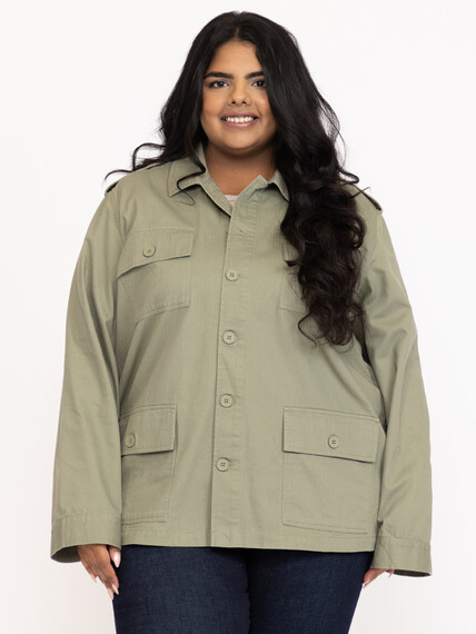 Women's Chore Coat with Knit Back Women's Chore Coat with Knit Back Image 3