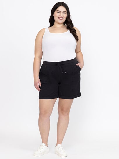 Women's Knit Waist Twill Utility Bermuda Short Women's Knit Waist Twill Utility Bermuda Short