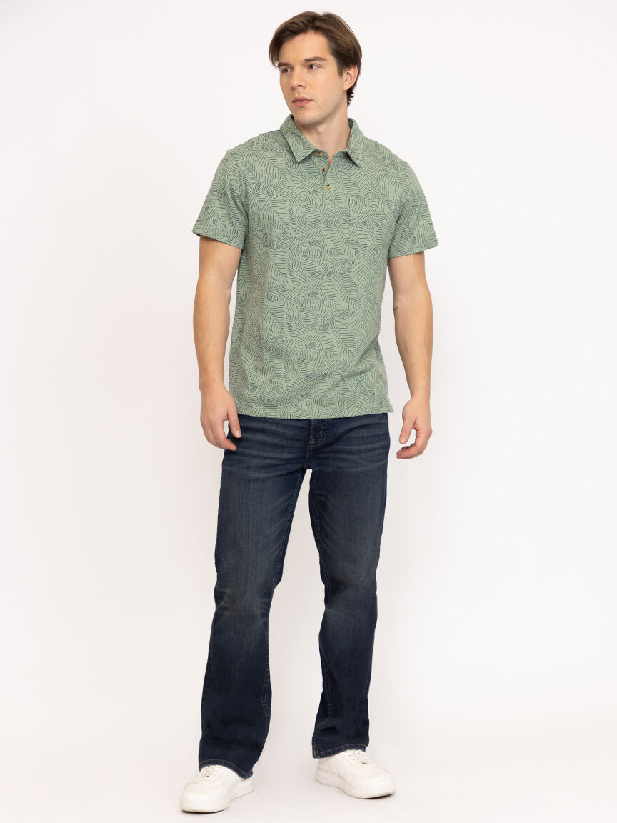 Men's Leaf Polo Shirt