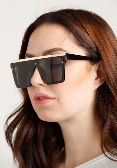 Women's Plastic Shield Sunglasses